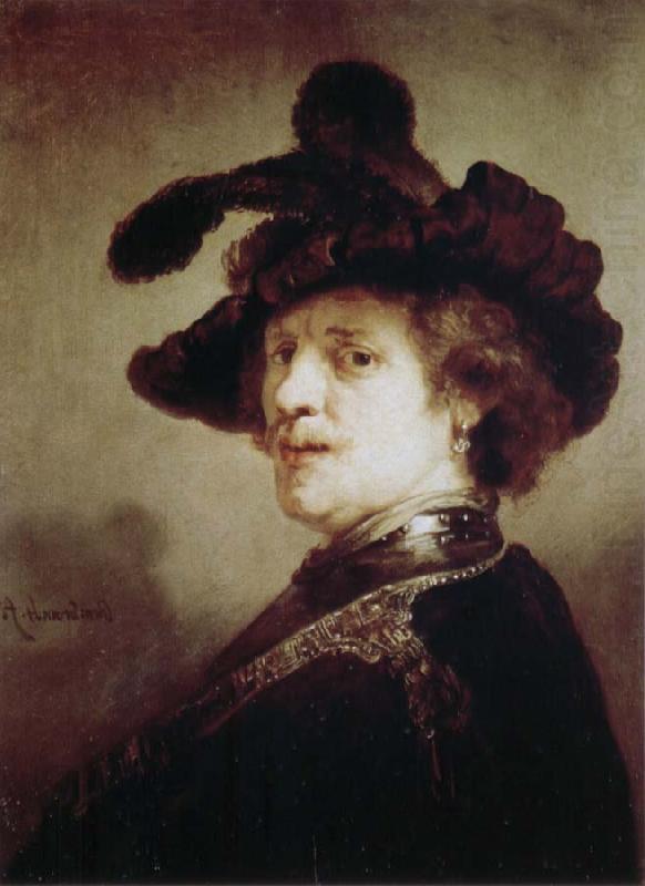 Self-Portrait in Fancy Dress, REMBRANDT Harmenszoon van Rijn